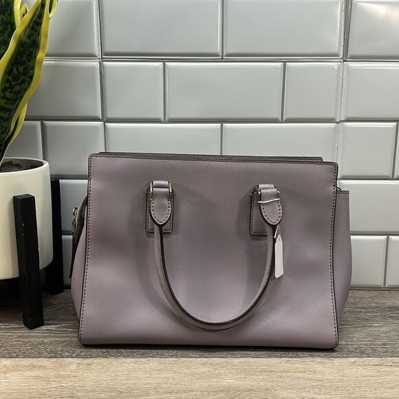 *2956 Kate Spade purple satchel 237792956 - Picture 2 of 14